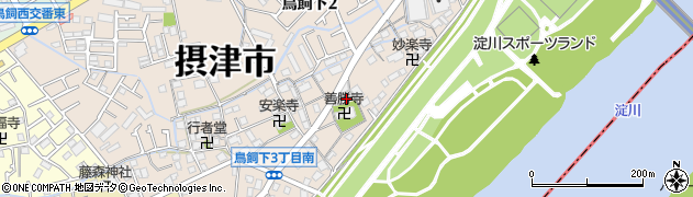 大阪府摂津市鳥飼下2丁目24-16周辺の地図