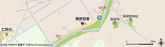 下田地区消防組合西伊豆消防署周辺の地図
