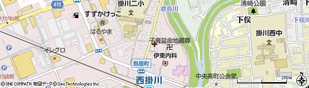静岡県掛川市大池1011周辺の地図