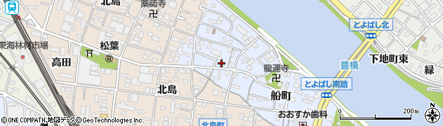 愛知県豊橋市船町150周辺の地図