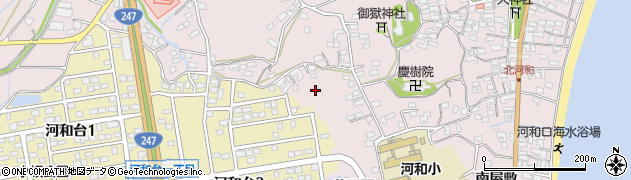 愛知県美浜町（知多郡）河和周辺の地図