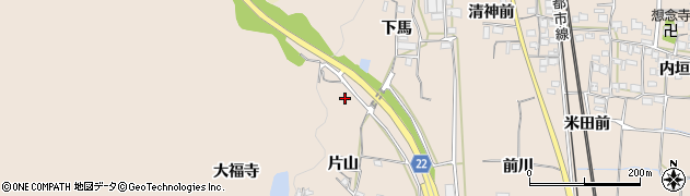 京都府精華町（相楽郡）下狛（下馬）周辺の地図
