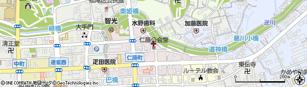 仁藤町公園周辺の地図