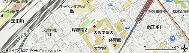 Ｙショップ大阪学院大学店周辺の地図