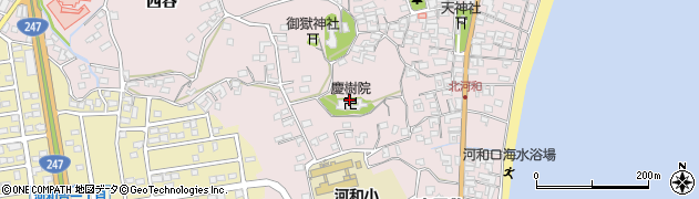 慶樹院周辺の地図