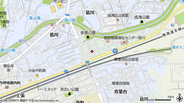〒436-0073 静岡県掛川市金城の地図