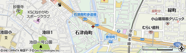 ユーポス寝屋川店周辺の地図