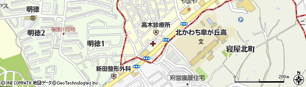 株式会社フタバクリーニング　東香里店周辺の地図