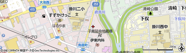 静岡県掛川市大池1013周辺の地図