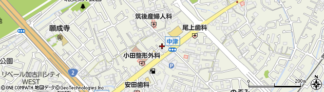 兵庫県加古川市加古川町中津550周辺の地図