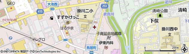静岡県掛川市大池3049周辺の地図