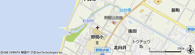 愛知県美浜町（知多郡）野間（石名原）周辺の地図