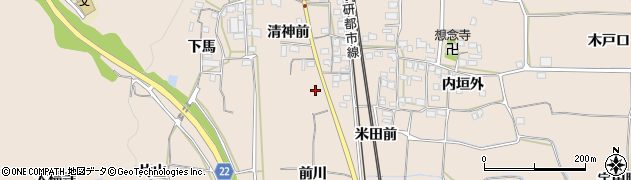 京都府精華町（相楽郡）下狛（米田前）周辺の地図