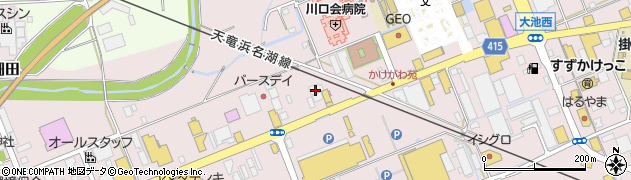 リフォーム・トダックス掛川周辺の地図