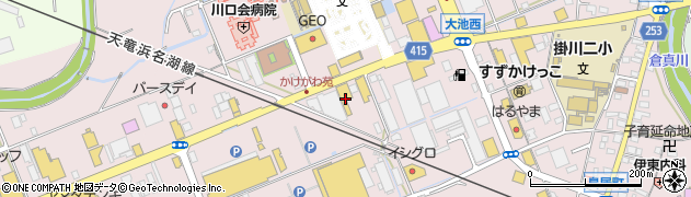 静岡県掛川市大池2882周辺の地図