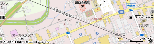 株式会社トダックス　リフォームトダックス掛川周辺の地図