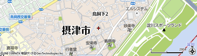 大阪府摂津市鳥飼下2丁目29周辺の地図