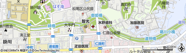 天然寺周辺の地図