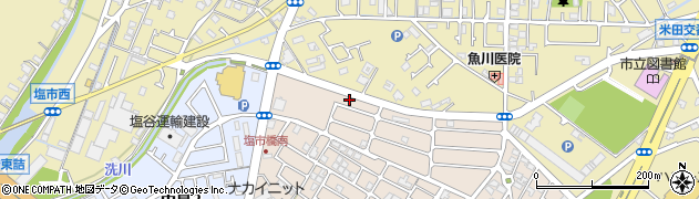 兵庫県高砂市美保里9周辺の地図