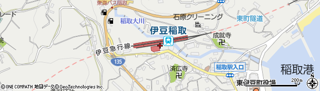 伊豆急東海タクシー株式会社　稲取営業所周辺の地図