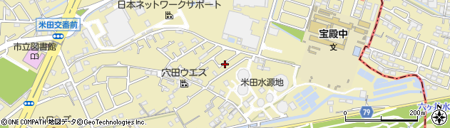 兵庫県高砂市米田町（米田新）周辺の地図
