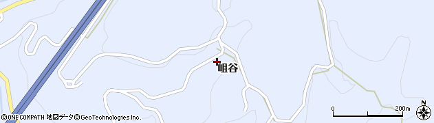 岡山県加賀郡吉備中央町岨谷周辺の地図