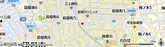 兵庫県伊丹市鈴原町4丁目周辺の地図