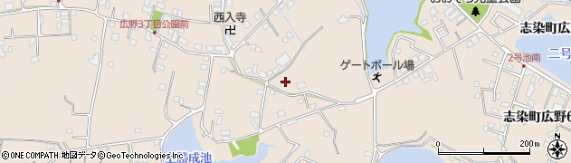 兵庫県三木市志染町広野周辺の地図