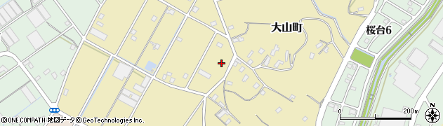 静岡県浜松市西区大山町周辺の地図