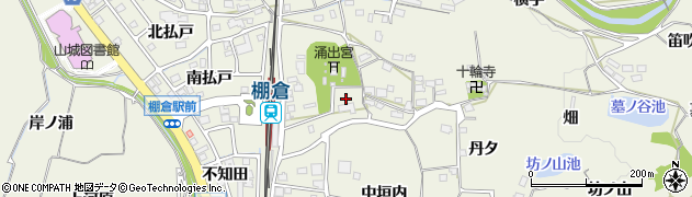 京都府木津川市山城町平尾（里屋敷）周辺の地図