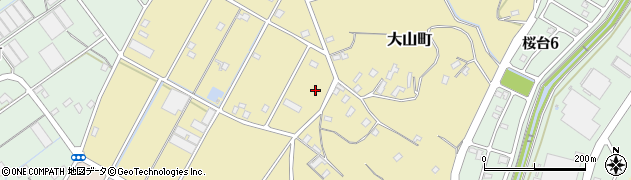 静岡県浜松市中央区大山町周辺の地図
