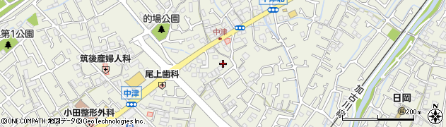 兵庫県加古川市加古川町中津477周辺の地図