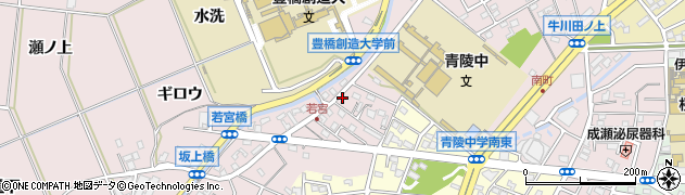 愛知県豊橋市牛川町郷中26周辺の地図