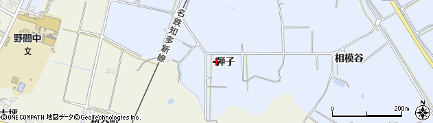 愛知県美浜町（知多郡）奥田（弾子）周辺の地図