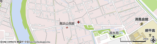 兵庫県姫路市網干区興浜498周辺の地図