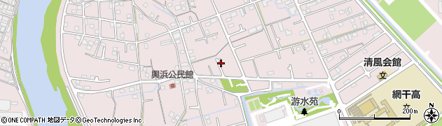 兵庫県姫路市網干区興浜494周辺の地図