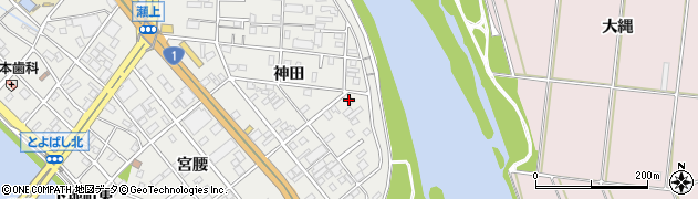 田辺佛具店　工場周辺の地図