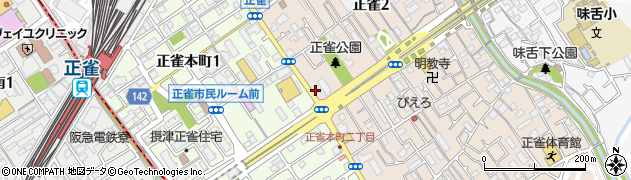 奥本時計店周辺の地図