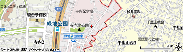 大阪府豊中市東寺内町周辺の地図