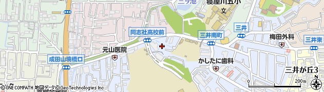 ミニストップ寝屋川三井南町店周辺の地図