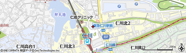 さらら仁川公益施設管理事務所周辺の地図