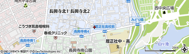日本ロングライフ株式会社　緑地公園周辺の地図