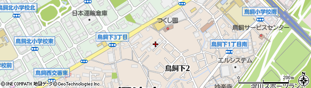 上屋敷工業株式会社大阪営業所周辺の地図