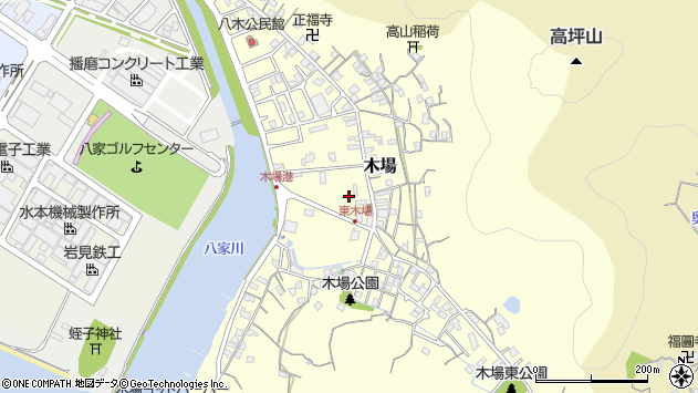 〒672-8016 兵庫県姫路市木場の地図