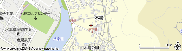 兵庫県姫路市木場周辺の地図