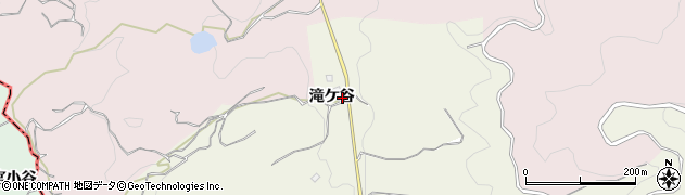 京都府和束町（相楽郡）木屋（滝ケ谷）周辺の地図
