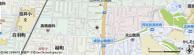 京阪クリーニング周辺の地図