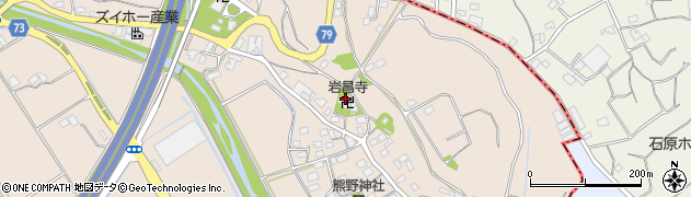 岩昌寺周辺の地図