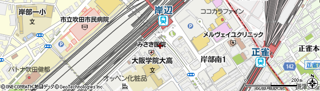 海心丸 JR岸辺店周辺の地図