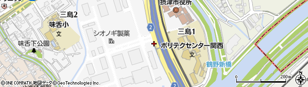 摂津市役所前﻿(シオノギ前)周辺の地図